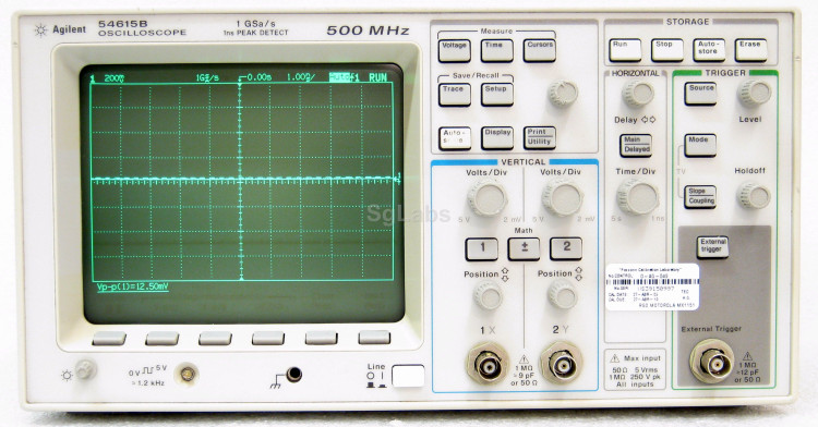 AGILENT 54615B OSCILLOSCOPE 500MHZ AGILENT 54615B OSCILLOSCOPE 500MHZ
