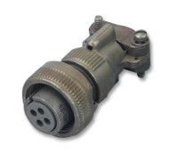 AMPHENOL MS3106F18-11S CONNECTOR, CIRCULAR, PLUG, SZ18-11, 5POS, CABLE; CONNECTOR TYPE:CIRCULAR MILITARY; CONNECTOR BODY MATERIAL:ALUMINIUM; GENDER:PLUG; CONTACT GENDER:SOCK