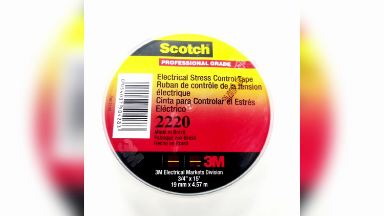 3M 222034X5FT STRESS CONTROL TAPE 3/4" X 5