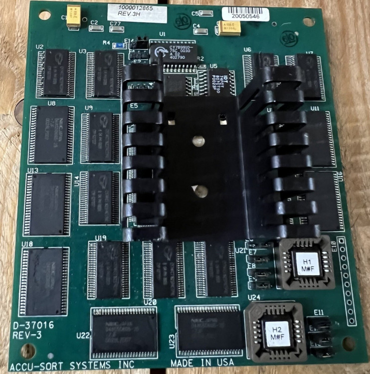 ACCU SORT D-35616 PC BOARD ACCU SORT D-35616 PC BOARD