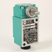 ALLEN BRADLEY 802M-AJ1L1F LIMIT SWITCH, PRE-WIRED FACTORY SEALED, COMPLETE SWITCH, LEVER TYPE, SPRING RETURN, STANDARD OPERATING TORQUE, 2-CIRCUIT, CW AND CCW DIRECTIONS, 5-PIN