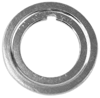 ALLEN BRADLEY 800E-AHA1 30MM TO 22MM HOLE SIZE ADAPTER, SHINY METAL