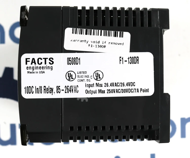 FACTS ENGINEERING F1-130DR PLC DL105CPU/10 DC IN 8RELAY 85-264VAC FACTS ENGINEERING F1-130DR PLC DL105CPU/10 DC IN 8RELAY 85-264VAC