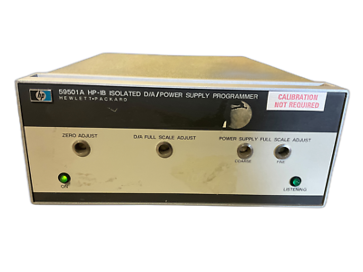 AGILENT 59501A POWER SUPPLY/PROGRAMMER AGILENT 59501A POWER SUPPLY/PROGRAMMER