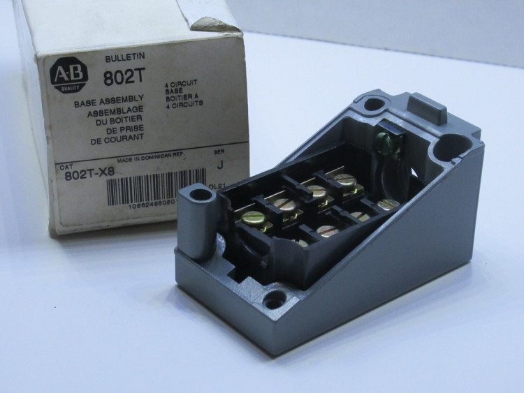 ALLEN BRADLEY 802T-X8 BASE ASSEMBLEY FOR LIMIT SWOTCH