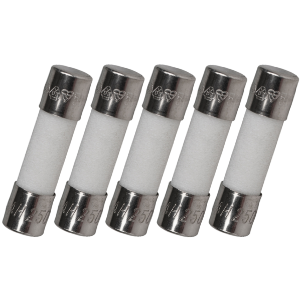 2A/125V ceramic fuse (with holder), quantity 10 each 2A/125V ceramic fuse (with holder), quantity 10 each