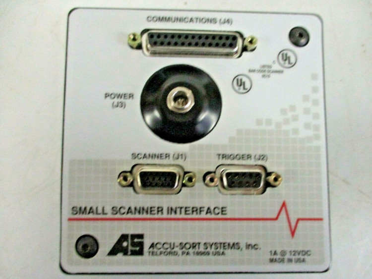 ACCU SORT 1000017376 USS ACCESSORY, SMALL SCANNER INTERFACE BOX W/SOLID STATE RELAYS