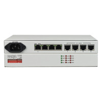 8 10/100M Ethernet to 4?E1 bridge, AC220V or DC-48V optional