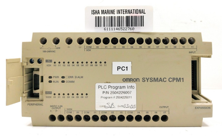 OMRON C40K-CDR-A PROGRAMMABLE CONTROLLER CPU; LEADED PROCESS COMPATIBLE:NO; PEAK REFLOW COMPATIBLE (260 C):NO ;ROHS COMPLIANT: NO OMRON C40K-CDR-A PROGRAMMABLE CONTROLLER CPU; LEADED PROCESS COMPATIBLE:NO; PEAK REFLOW COMPATIBLE (260 C):NO ;ROHS COMPLIANT: NO