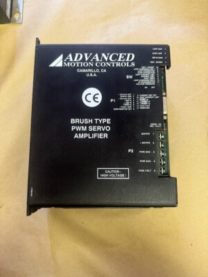 ADVANCED MOTION CONTROLS 100A40K SERVO AMPLIFIER BRUSH TYPE PWM