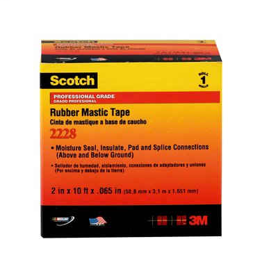 3M 2228-2X10FT RUBBER MASTIC TAPE 2" X 10