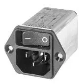 AC POWER ENTRY MODULE SCREW ON 10AMP 1P MEDICAL