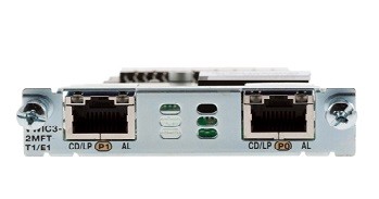 2-Port 3rd Gen Multiflex Trunk Voice/WAN Int. Card - T1/E1 2-Port 3rd Gen Multiflex Trunk Voice/WAN Int. Card - T1/E1