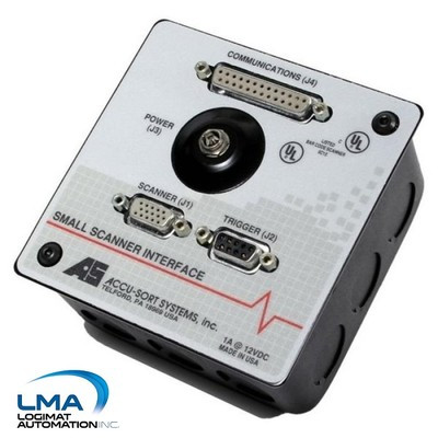 ACCU SORT M25B SMALL SCANNER INTERFACE BOX 12VDC 1AMP