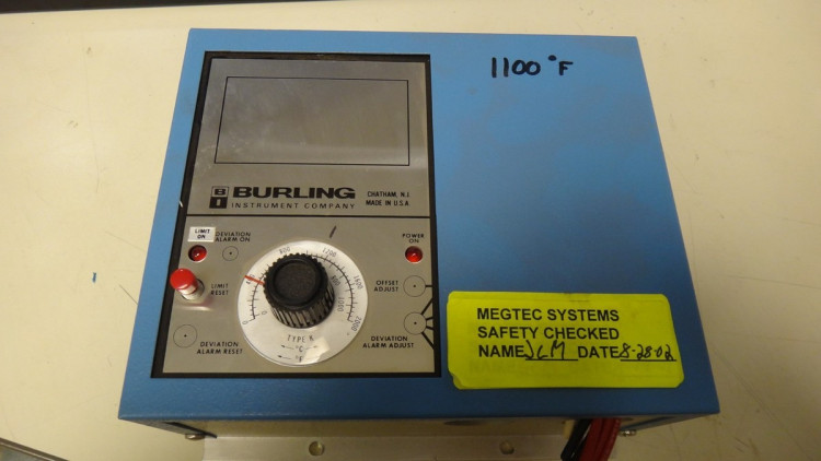 BURLING INSTRUMENT ET-S-T5-03-RO-2-F TEMPERATURE CONTROLLER SOLID STATE TYPE J BURLING INSTRUMENT ET-S-T5-03-RO-2-F TEMPERATURE CONTROLLER SOLID STATE TYPE J