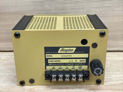 ACOPIAN B36GT50 POWER SUPPLY SINGLE OUTPUT 36V OUTPUT ACOPIAN B36GT50 POWER SUPPLY SINGLE OUTPUT 36V OUTPUT