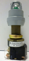 ALLEN BRADLEY 800H-PPB16G HAZARDOUS LOCATION TYPE 7 9 MOMENTARY CONTACT PB-ILLUMINATED, GREEN, INCAND./NO OPTIONS, 120V AC 50/60 HZ, 1 NO-1 NC