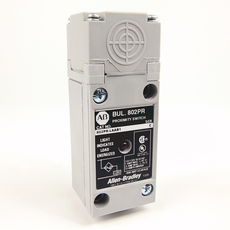 ALLEN BRADLEY 802PR-XAAR1-08 AC, LS, TOP SN, 13MM, SH, NO, 8FT CABLE, CORROSION RESISTANT