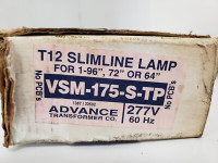 ADVANCE BALLAST VSM-175-S-TP BALLAST 277V 60HZ