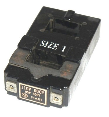 ALLEN BRADLEY 71-A01 COIL,110V 60HZ FOR CONTACTOR OR STARTER ALLEN BRADLEY 71-A01 COIL,110V 60HZ FOR CONTACTOR OR STARTER