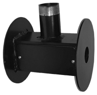 Round Pole mount adapter for use with Wall mount