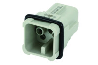AMPHENOL C146-10G003-200-4 CONNECTOR COMP PLASTIC TOP ENTRY HOOD FOR C146D