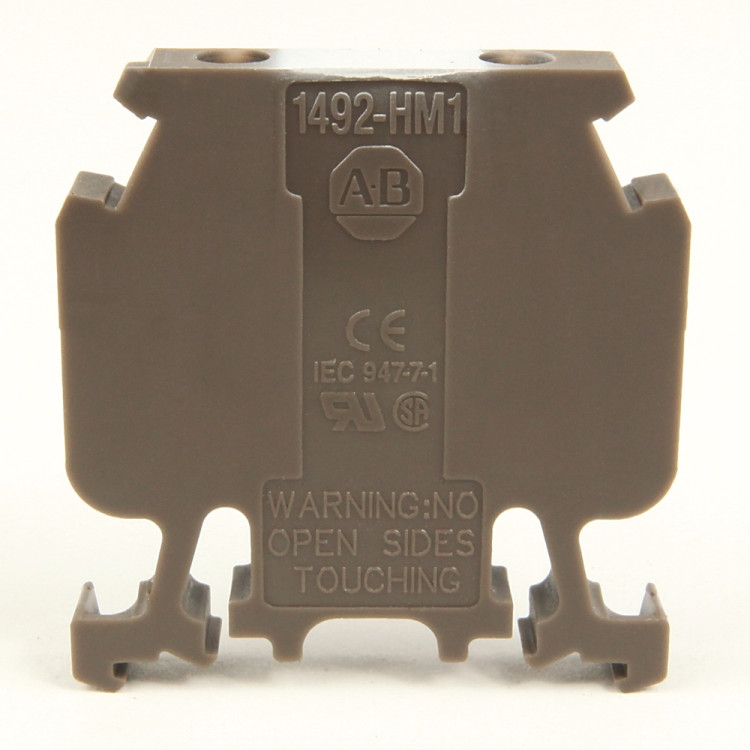 ALLEN BRADLEY 1492-HM1B FINGER-SAFE SINGLE CIRCUIT HIGH DENSITY BLOCK, MULTI-RAIL MOUNT, #30 - #12 AWG, BLUE, PKG. QTY. OF 80 ALLEN BRADLEY 1492-HM1B FINGER-SAFE SINGLE CIRCUIT HIGH DENSITY BLOCK, MULTI-RAIL MOUNT, #30 - #12 AWG, BLUE, PKG. QTY. OF 80