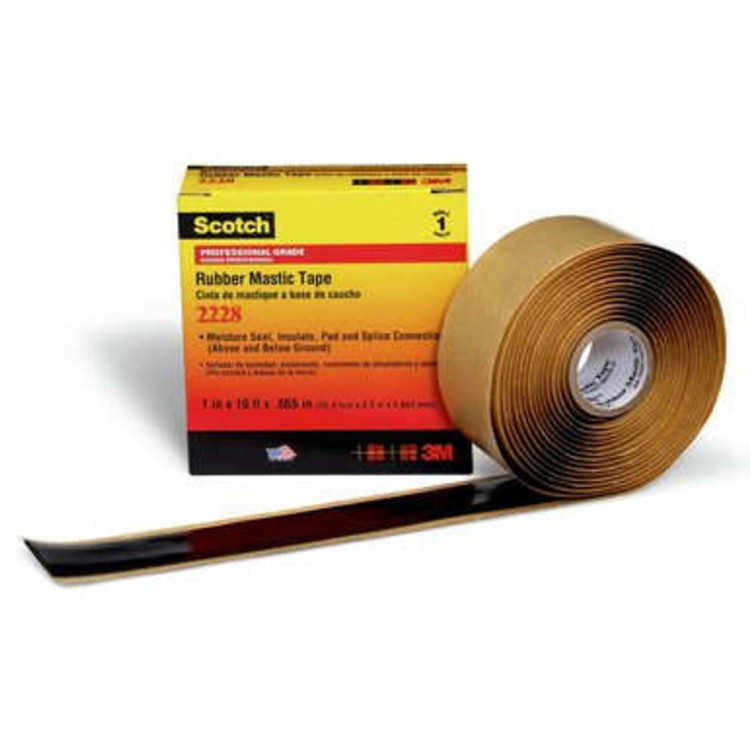 3M 2228-2X3FT RUBBER MASTIC TAPE 2" X 3 3M 2228-2X3FT RUBBER MASTIC TAPE 2" X 3