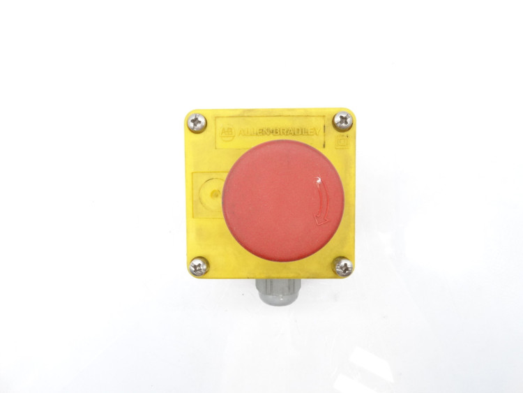 ALLEN BRADLEY 800E-1PY 22.5MM PB ENCLOSURE, 1 HOLE, PLASTIC (IP66, 4/4X/13), BASE MNT., YELLOW ALLEN BRADLEY 800E-1PY 22.5MM PB ENCLOSURE, 1 HOLE, PLASTIC (IP66, 4/4X/13), BASE MNT., YELLOW