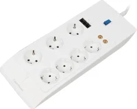 Сетевой фильтр Cyberpower SB0702AD 1.8м SB0702AD_1.8M_W