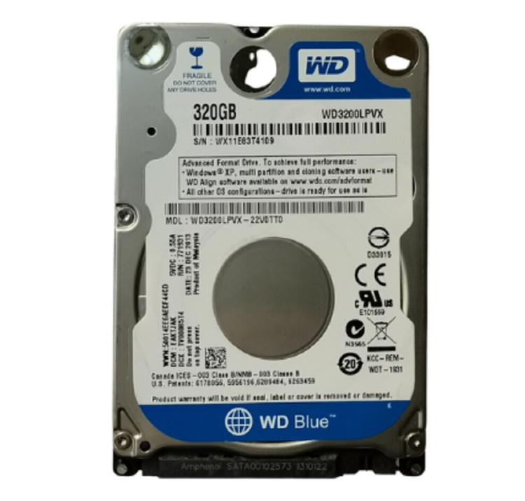 Винчестер WD Original SATA-III 320Gb WD3200LPVX Винчестер WD Original SATA-III 320Gb WD3200LPVX