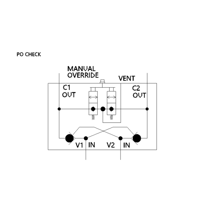 ALADCO INC 612501 DUAL-CHECK VALVE 1/4 NPTF WITH FLUSH OVERRIDE