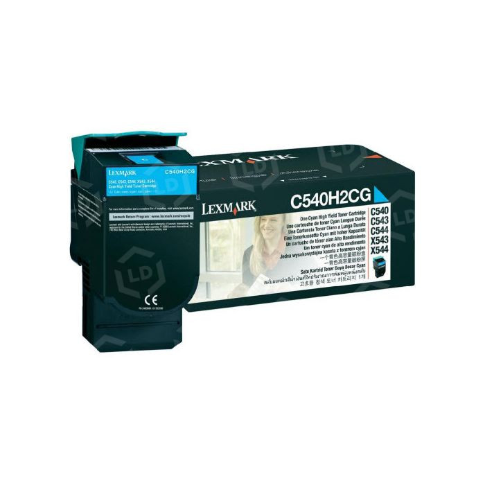 Lexmark C540 Cyan (C540H2CG) Compatible High Yield Laser Toner for C540dw Lexmark C540 Cyan (C540H2CG) Compatible High Yield Laser Toner for C540dw