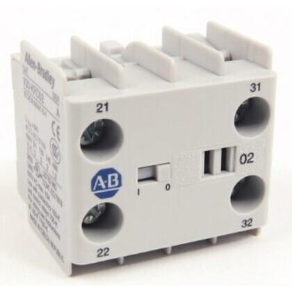 ALLEN BRADLEY 100-KFC20 100-K/104-K/700-K AUXILIARY CONTACT BLOCKS, SCREW-IN TERMINALS, STARTING AT 2-, 2 N.O., SHIPPED IN PACKAGE QUANTITIES OF 1 ALLEN BRADLEY 100-KFC20 100-K/104-K/700-K AUXILIARY CONTACT BLOCKS, SCREW-IN TERMINALS, STARTING AT 2-, 2 N.O., SHIPPED IN PACKAGE QUANTITIES OF 1