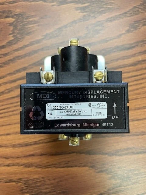 AMERICAN ELECTRONIC COMPONENTS 3030APS24DC MERCURY DISP CONTACTOR 3PST-NO 24VDC 30A; COIL VOLTAGE VDC NOM:24V; CONTACT CURRENT MAX:30A; CONTACT VOLTAGE AC NOM:600V; CONTACT VOLTAGE DC MAX:48V; AMERICAN ELECTRONIC COMPONENTS 3030APS24DC MERCURY DISP CONTACTOR 3PST-NO 24VDC 30A; COIL VOLTAGE VDC NOM:24V; CONTACT CURRENT MAX:30A; CONTACT VOLTAGE AC NOM:600V; CONTACT VOLTAGE DC MAX:48V;