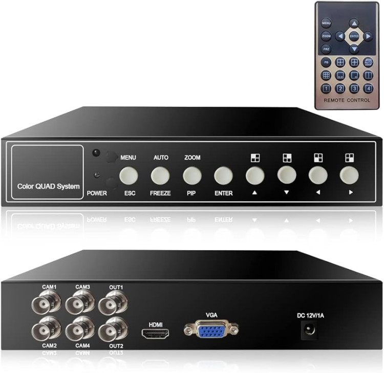 ECG VIDEO PROCESSOR VIDQUAD 4CHANNEL 8WATTS 120VAC ECG VIDEO PROCESSOR VIDQUAD 4CHANNEL 8WATTS 120VAC