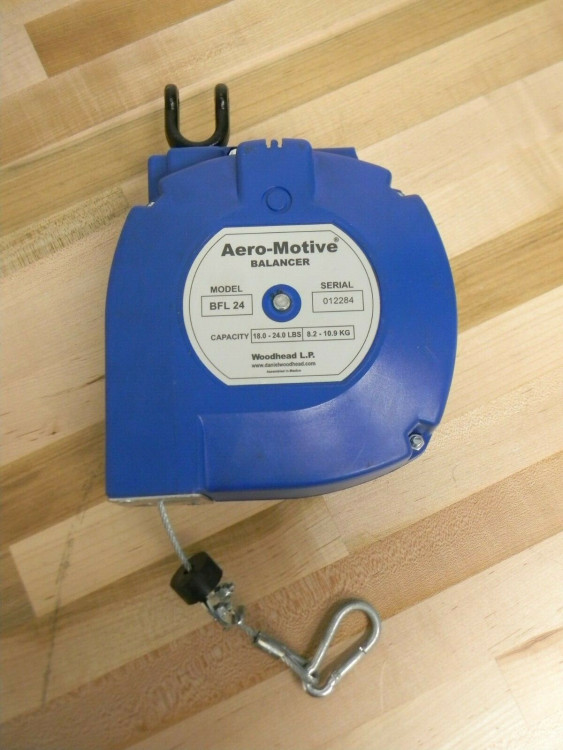 AERO MOTIVE BFL24 BALANCER ASSEMBLY W/RATCHET LOCK 18-24LBS AERO MOTIVE BFL24 BALANCER ASSEMBLY W/RATCHET LOCK 18-24LBS