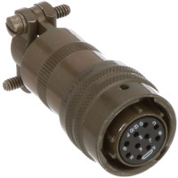 AMPHENOL MS3116J12-10S CIRCULAR CONNECTOR, PLUG, SZ12-10POS, CABLE; CONNECTOR TYPE:CIRCULAR MILITARY; CONNECTOR BODY MATERIAL:ALUMINIUM; GENDER:PLUG; CONTACT GENDER:SOCKET;