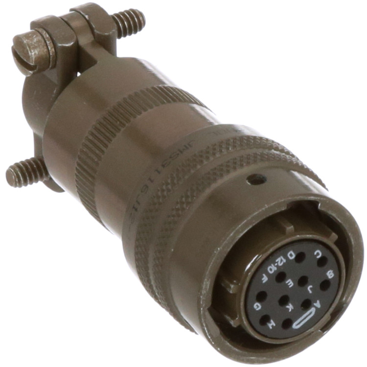 AMPHENOL MS3116J12-10S CIRCULAR CONNECTOR, PLUG, SZ12-10POS, CABLE; CONNECTOR TYPE:CIRCULAR MILITARY; CONNECTOR BODY MATERIAL:ALUMINIUM; GENDER:PLUG; CONTACT GENDER:SOCKET; AMPHENOL MS3116J12-10S CIRCULAR CONNECTOR, PLUG, SZ12-10POS, CABLE; CONNECTOR TYPE:CIRCULAR MILITARY; CONNECTOR BODY MATERIAL:ALUMINIUM; GENDER:PLUG; CONTACT GENDER:SOCKET;