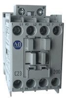 ALLEN BRADLEY 100-C23KJ200 CONTACTOR, SCREW TERMINALS, 11KW/400V, COIL 2 TERMINALS, COIL TERMINALS AT LINE SIDE, CONTROL VOLTAGE 24V 50/60HZ, 2 N.O. + 2 N.C. MAIN POLES, SINGEL PACK