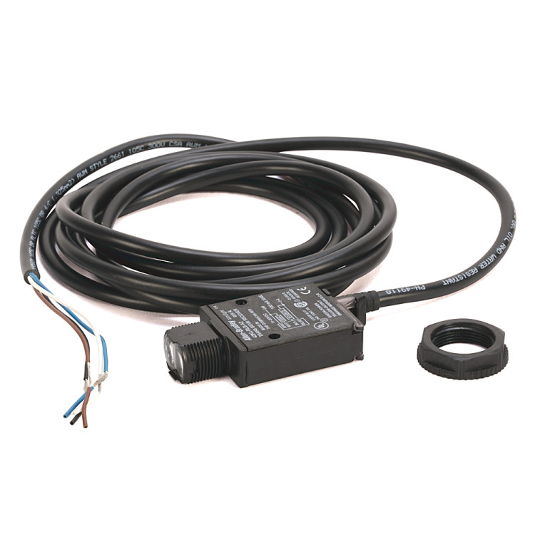 ALLEN BRADLEY 42KL-G1LBQ-F4 PHOTOELECTRIC SENSORS, MINISIGHT COMPACT RECTANGULAR, INFRARED GLASS FIBER OPTIC, SENSING RANGE DEPENDS ON FIBER OPTIC, 10.8 - 30 VDC, NPN/PNP, QD 4 PIN MICRO