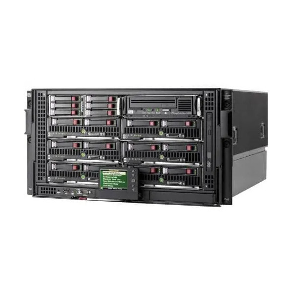 HP BladeSystem cClass c3000 Sin-Phase 6U Enclosure (up to 8 c-class Blades)(incl 2RPS(up to 6),4 Fans(up to 6),DVD,1xOnbrd Adm(up to 2)&ICE Trial Lic)