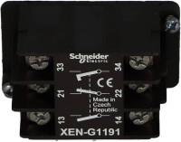 GROUPE SCHNEIDER XEN-G1191 CONTACT BLOCK PENDANT 240VAC 1NO 1NC SPRING RETURN
