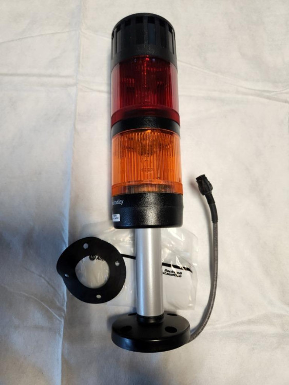 ALLEN BRADLEY 855TP-B24D5 CONTROL TOWER STACK LIGHT, PRE-ASSEMBLED