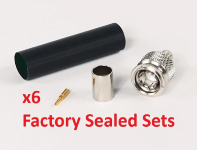 ALLEN BRADLEY 1786-TNCL10 CONTROLNET TNC COAXIAL CONNECTOR - 10 PLUGS (PRICED PER PIECE, SOLD IN LOTS OF 10)