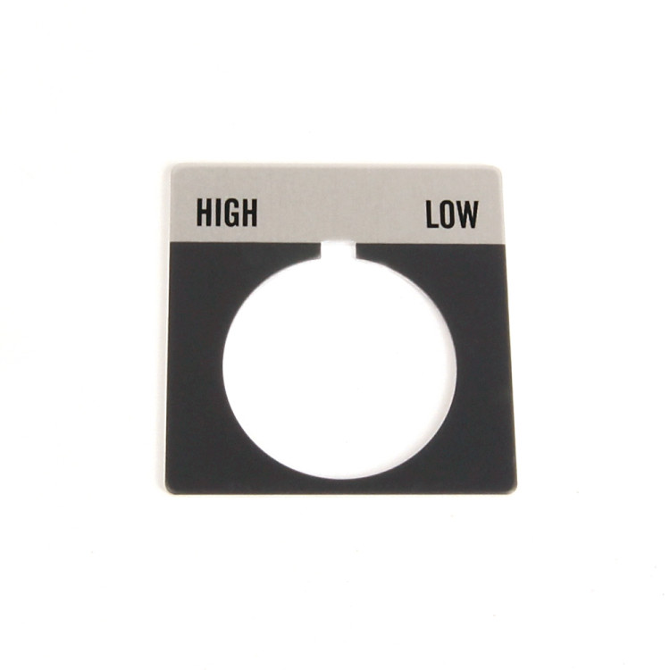 ALLEN BRADLEY 800T-X513 800T LEGEND PLATE,STANDARD,HIGH-LOW ALLEN BRADLEY 800T-X513 800T LEGEND PLATE,STANDARD,HIGH-LOW