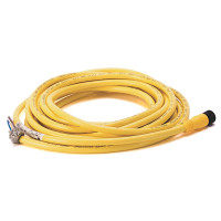 ALLEN BRADLEY 889D-F5UC-2 CONNECTION SYSTEM, DC MICRO, CORDSET, YELLOW PUR, STRAIGHT FEMALE, 5 PIN, 22AWG, 2 M