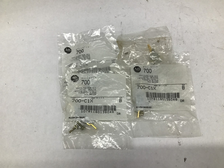 ALLEN BRADLEY 700-C1X  CONTACT CARTRIDGE FOR RELAY GOLD-PLATED REAR DECK