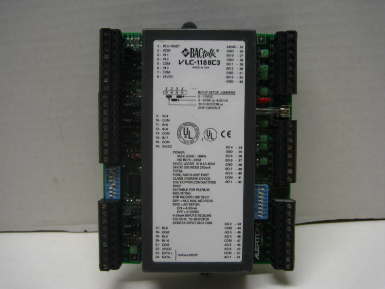 ALERTON VLC-1188C3 PLC MODULE 11IN 16OUT BACTALK ALERTON VLC-1188C3 PLC MODULE 11IN 16OUT BACTALK
