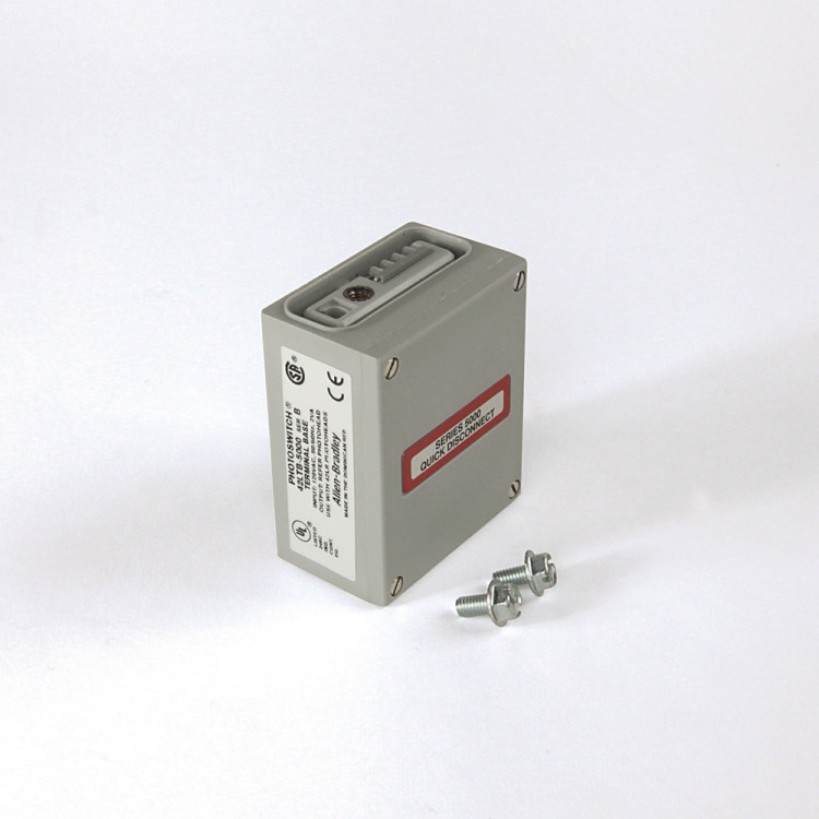 ALLEN BRADLEY 42LTB-5001 PHOTOELECTRIC SENSORS, RETRO REFLECTIVE/STANDARD DIFFUSE, RED LINE, POWER BASE, 240 VAC, 50/60 HZ, 4 VA, TERMINAL